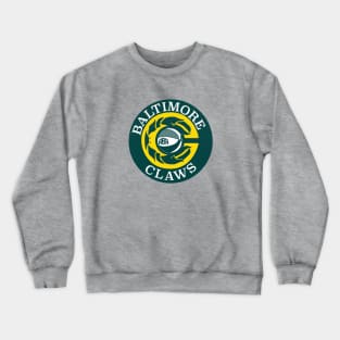 Defunct - Baltimore Claws ABA Basketball 1975 Crewneck Sweatshirt